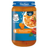 Gerber Junior, Abendessen Risotto mit Pute und Gemüse, ab 12 Monaten, 250 g