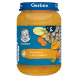 Gerber Lunch, Huhn in einem Eintopf mit Gemüse, nach 6 Monaten, 190 g