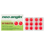 Neo-Angin 1,2 mg + 0,6 mg + 5,9 mg, 36 Lutschtabletten