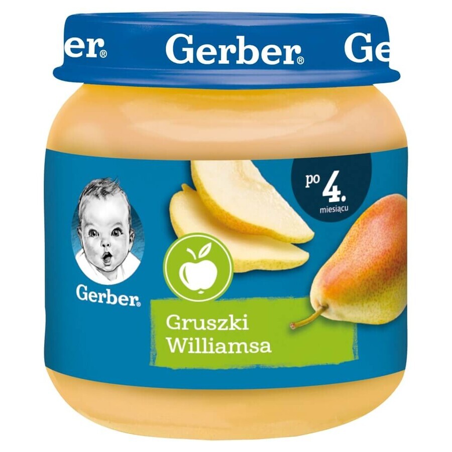 Gerber, Desert, pere Williams, după 4 luni, 125 g