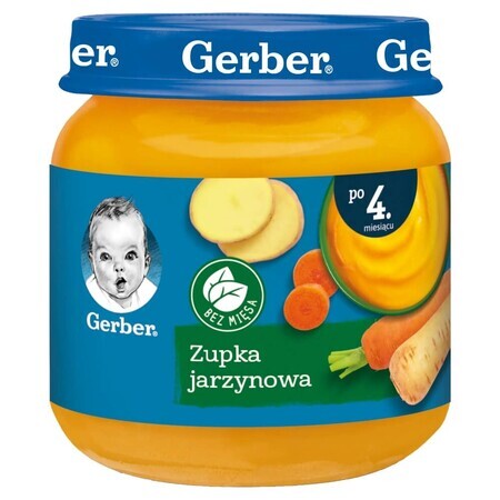 Gerber Zupa, legume, după 4 luni, 125 g