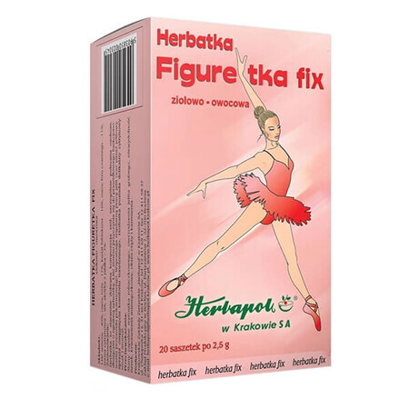 Herbapol Figuretka Fix, tisane aux herbes et aux fruits, 2,5 g x 20 sachets