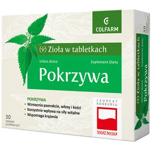 Kräuter in Tabletten Brennnessel, 30 Filmtabletten
