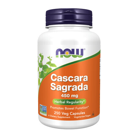 Now Foods Cascara Sagrada, Argousier, 250 gélules