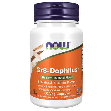 Now Foods GR-8 Dophilus, 60 vegetarische Kapseln