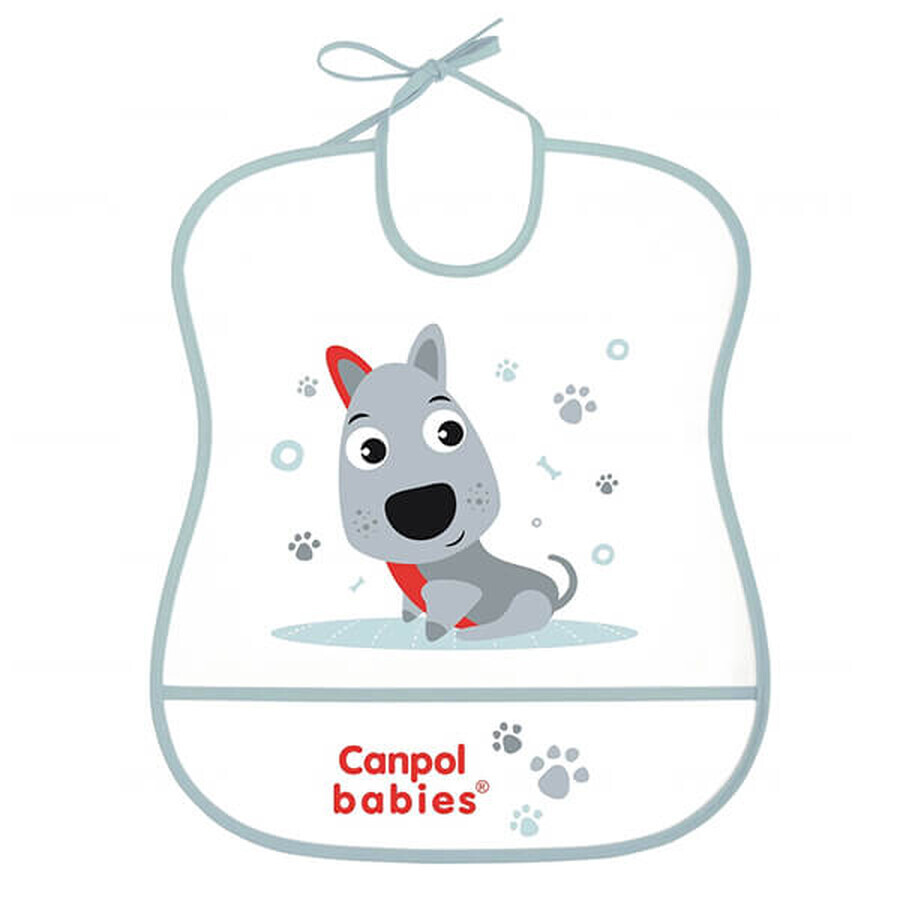 Canpol Babies, bavetă din plastic, moale, 2/ 919, 1 buc