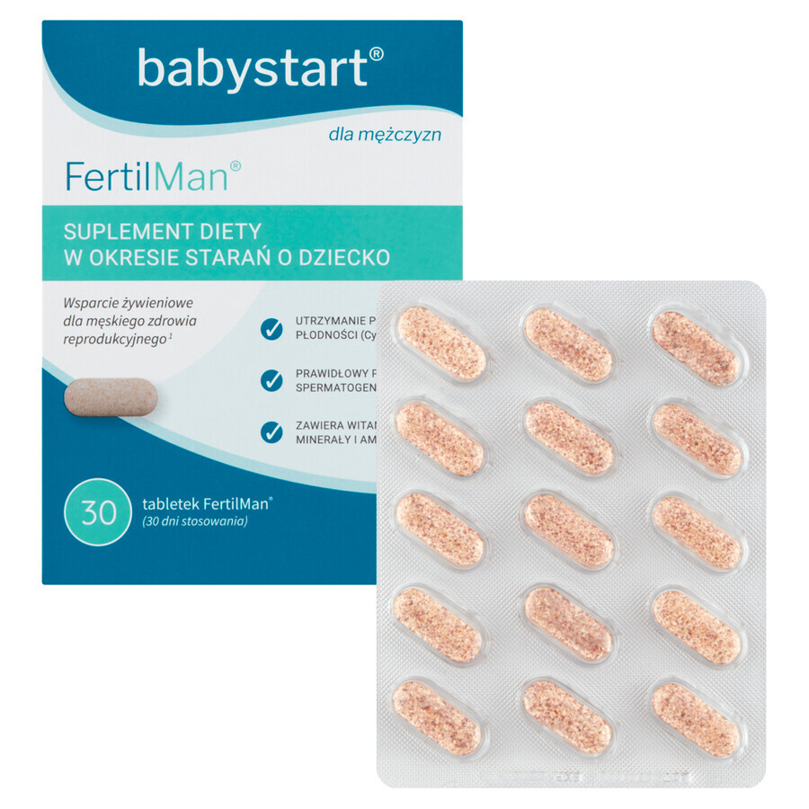 Babystart FertilMan, 30 comprimate