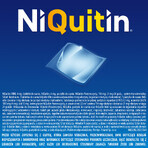 NiQuitin Transparent 21 mg/24 h, transdermales System, Pflaster, 7 Stück