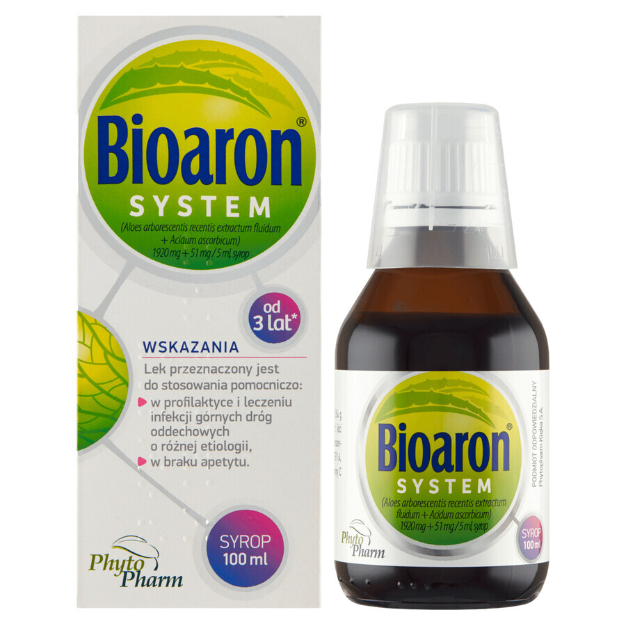 Bioaron System (1920 mg + 51 mg)/ 5 ml, Sirup für Kinder ab 3 Jahren und Erwachsene, 100 ml