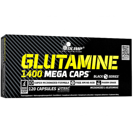 Olimp Glutamin 1400 Mega Caps, 120 Kapseln