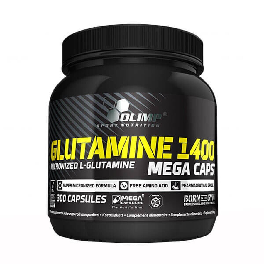 Olimp Glutamin 1400 Mega Caps, 300 Kapseln