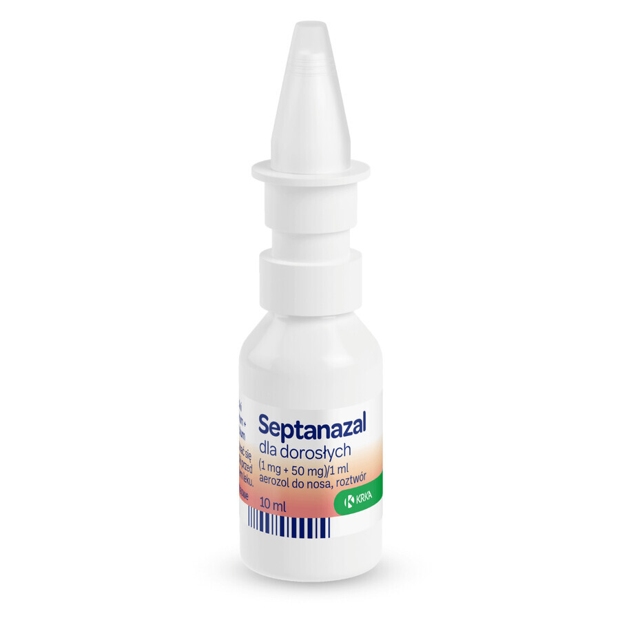 SeptaNazal para adultos (1 mg + 50 mg)/ ml, spray nasal, 10 ml