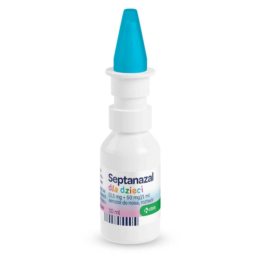 SeptaNasal for children (0.5 mg + 50 mg)/ml, nasal spray, age 2 to 6 years, 10 ml