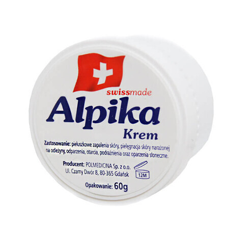 Alpika, Pflegecreme für Wunden und Dekubitus, 60 g