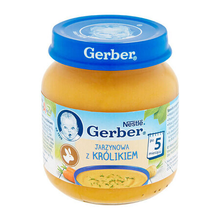 Gerber Zupa, groentesoep met konijn, na 5 maanden, 125 g