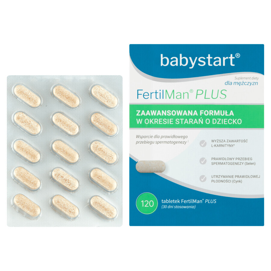 Babystart FertilMan Plus, 120 Tabletten