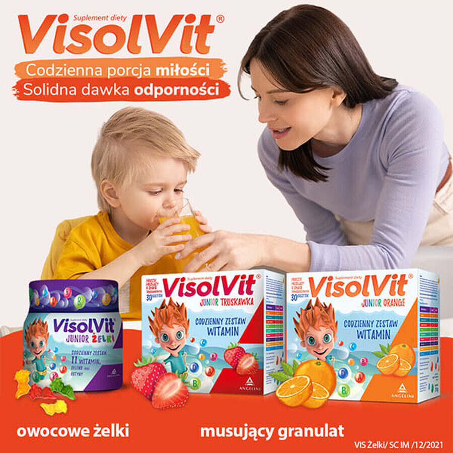 VisolVit Junior, jelly, fruit flavor, 50 pieces