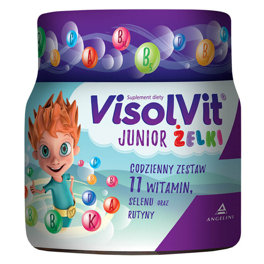 VisolVit Junior, jelly, fruit flavor, 50 pieces