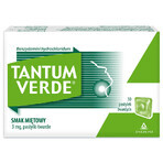 Tantum Verde 3 mg, mint flavor, 30 hard tablets