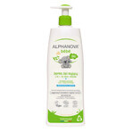 Alphanova Bebe, Dermo-Gel für Körper- und Haarwäsche, natürlich, mit Pumpe, 500 ml