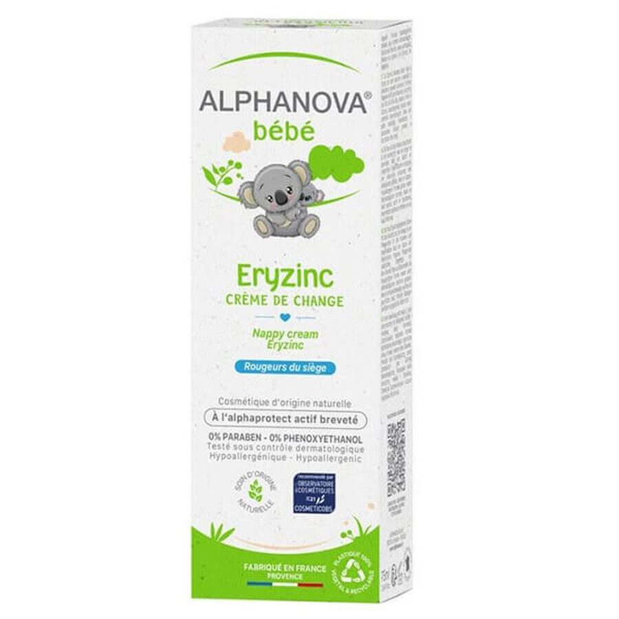 Alphanova Bebe Eryzinc, Anti-Brenn-Creme, 75 ml