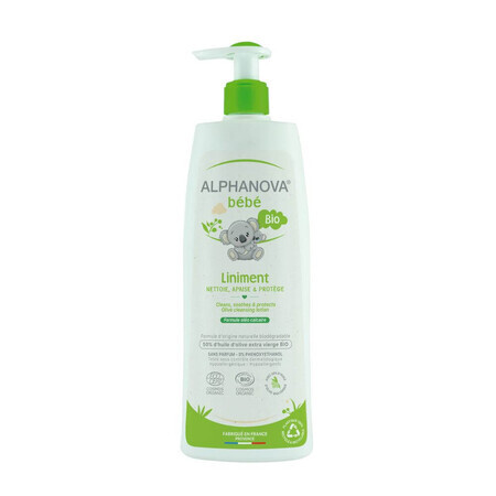 Alphanova Bebe, Bio-Wasch- und Badeöl, 500 ml