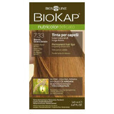 Biokap Nutricolor Delicato, hair color, 7.33 golden blonde, 140 ml