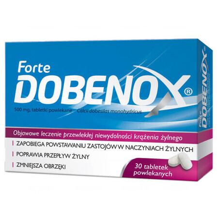 Dobenox Forte 500 mg, 30 film-coated tablets