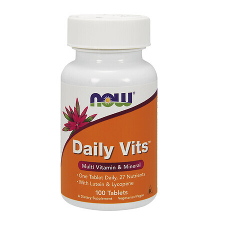 Now Foods Daily Vits, Vitamine und Mineralien, 100 Tabletten