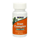 Now Foods Eisen-Komplex, 100 Tabletten