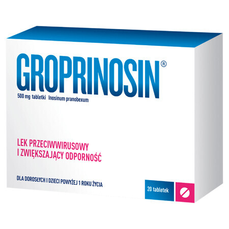 Groprinosin 500 mg, 20 Tabletten