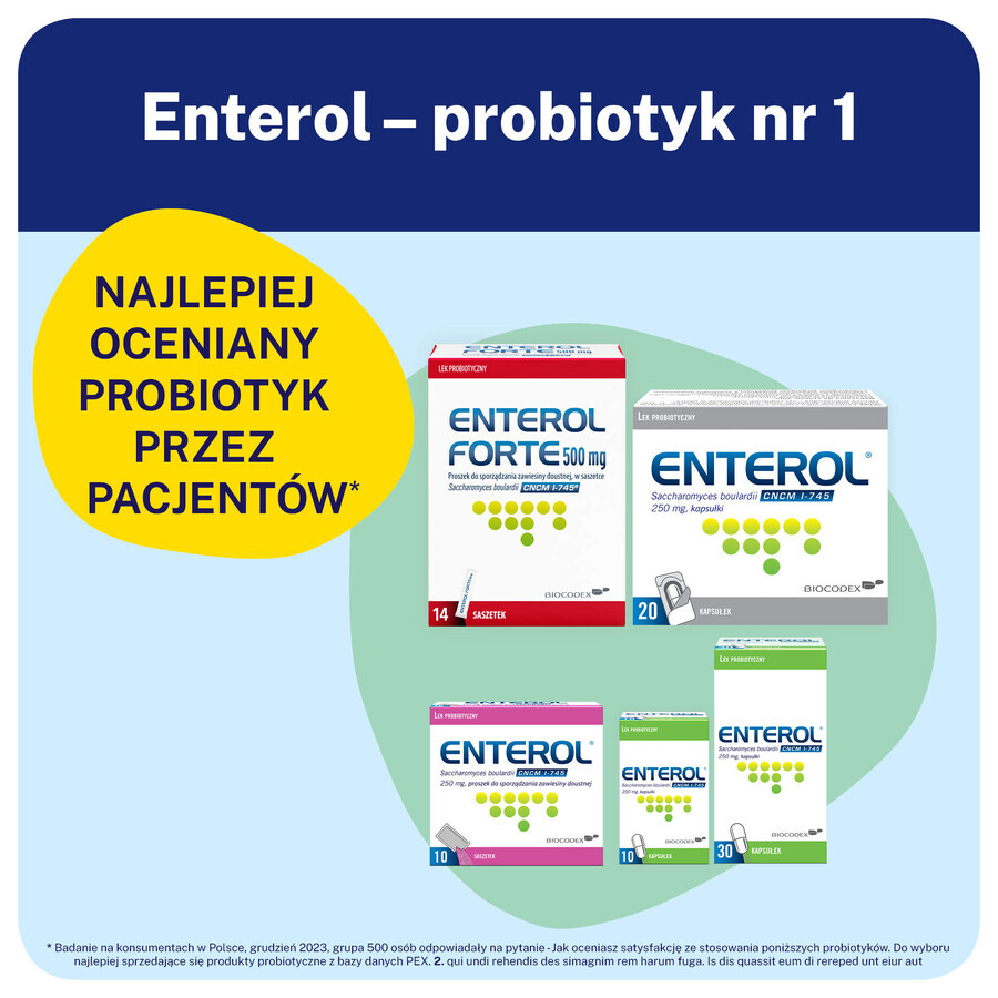 Enterol, 250 mg, 10 Portionsbeutel