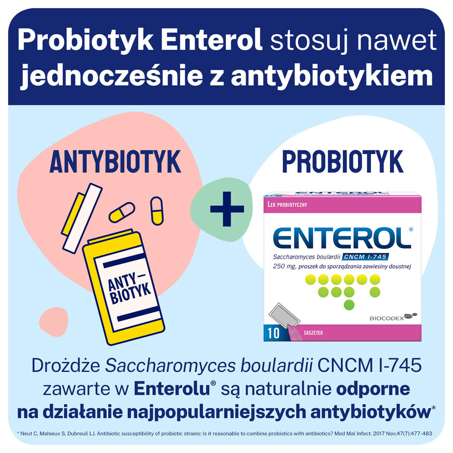 Enterol, 250 mg, 10 Portionsbeutel