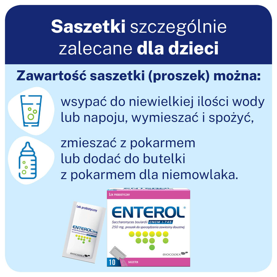 Enterol, 250 mg, 10 Portionsbeutel