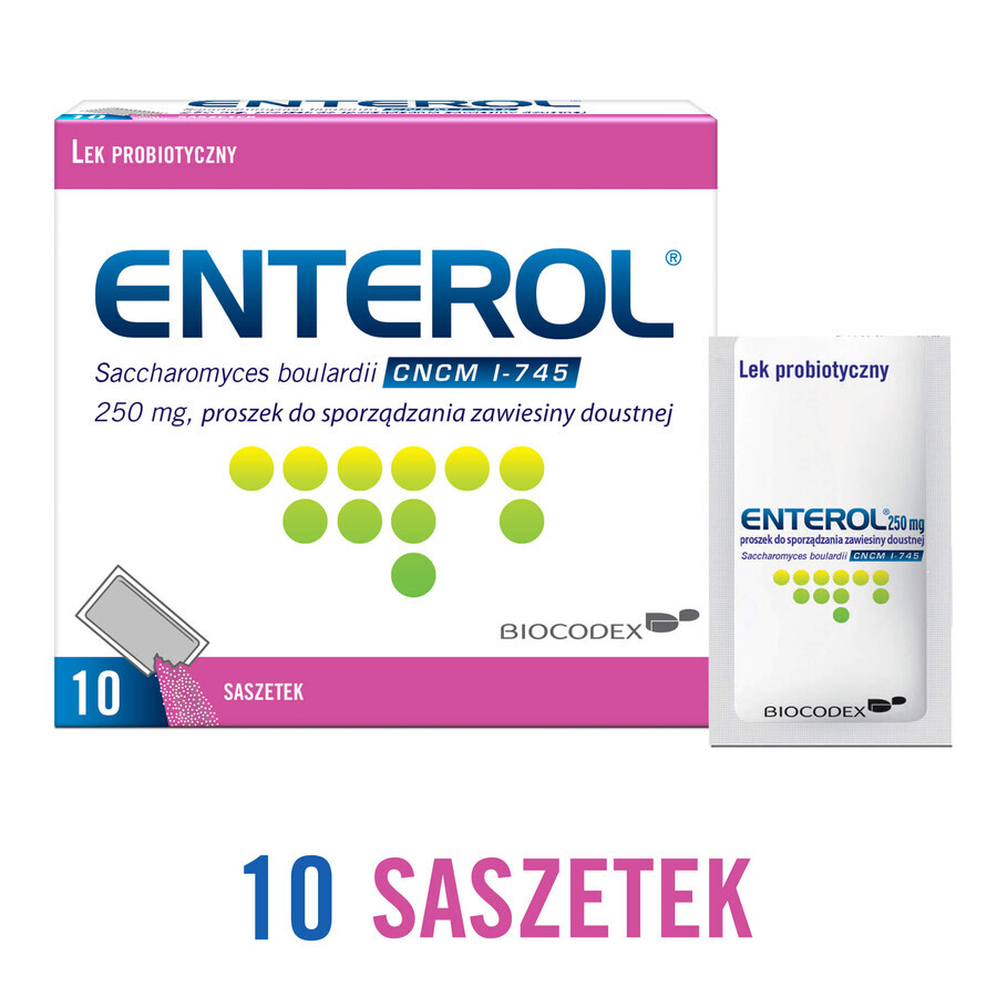 Enterol, 250 mg, 10 Portionsbeutel