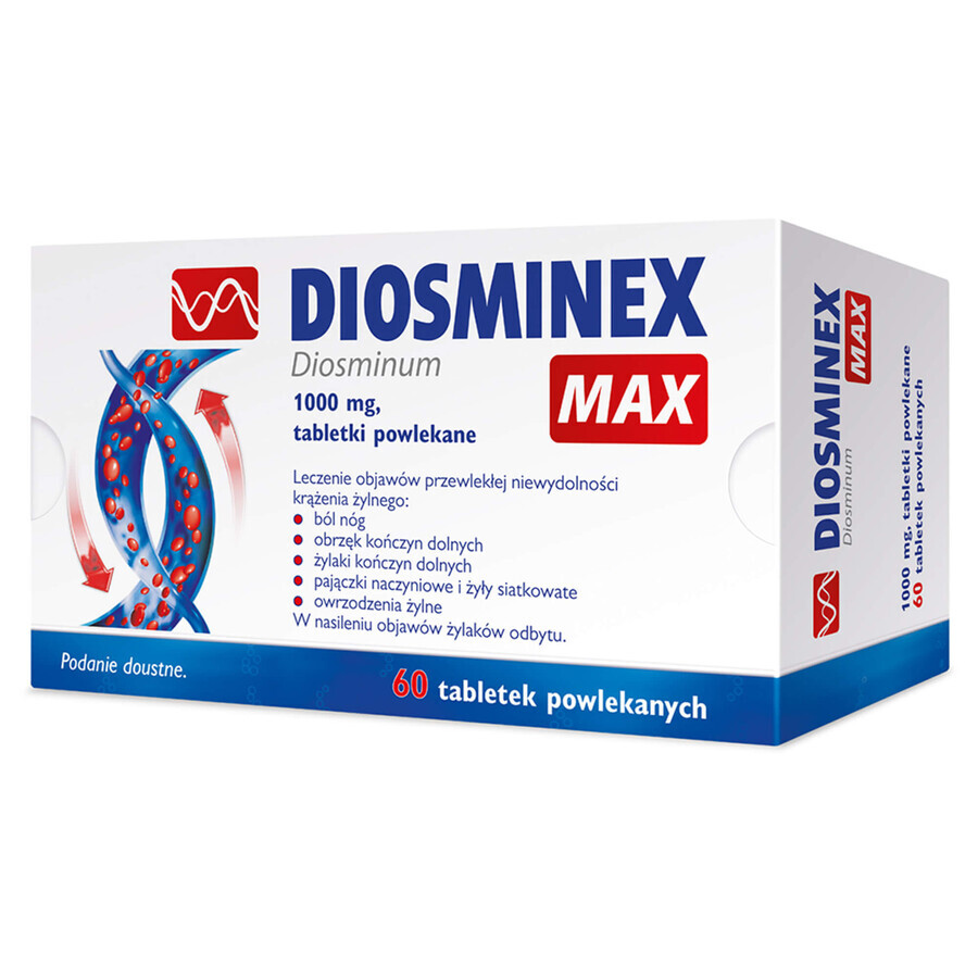 Diosminex Max 1000 mg, 60 comprimidos