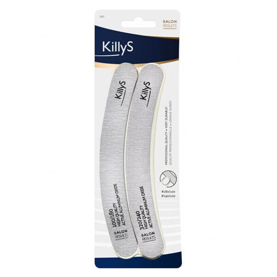 KILLYS, professional nail file, banana, 2 pieces