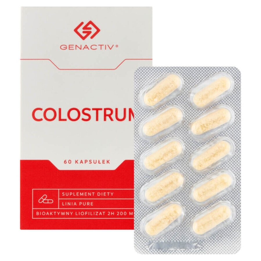 Genactiv Colostrum, 60 capsule