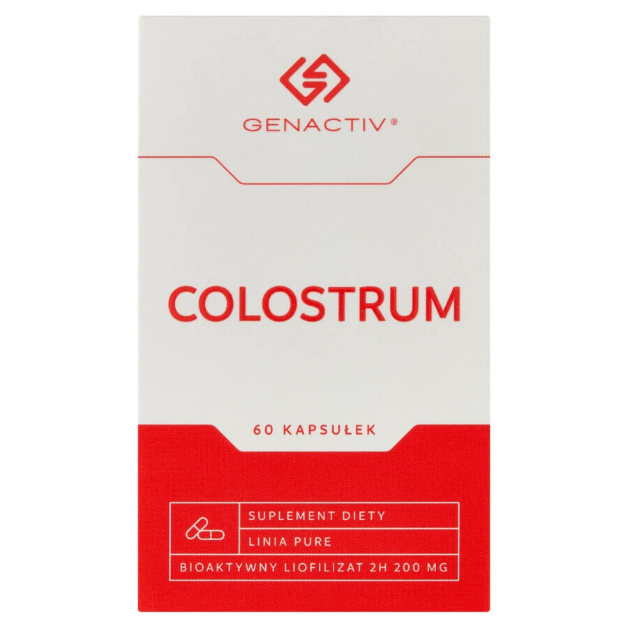 Genactiv Colostrum, 60 capsule