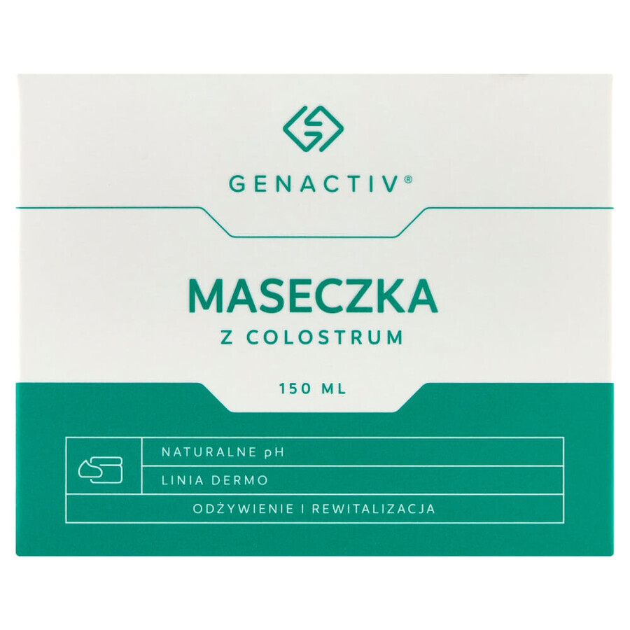 Genactiv, Kolostrum-Gesichtsmaske, 150 ml