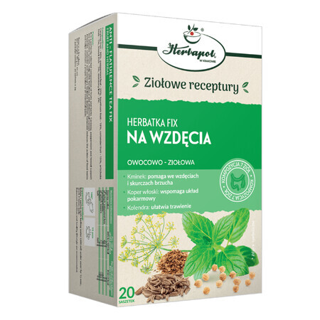 Herbapol Na Wzdęcia, fixed fruit and herbal tea, 2 gx 20 sachets