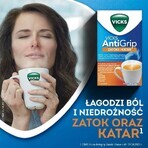 Vicks AntiGrip Zatoki i Katary 650 mg + 16 mg + 4 mg, Granulat für orale Lösung, 10 Beutel