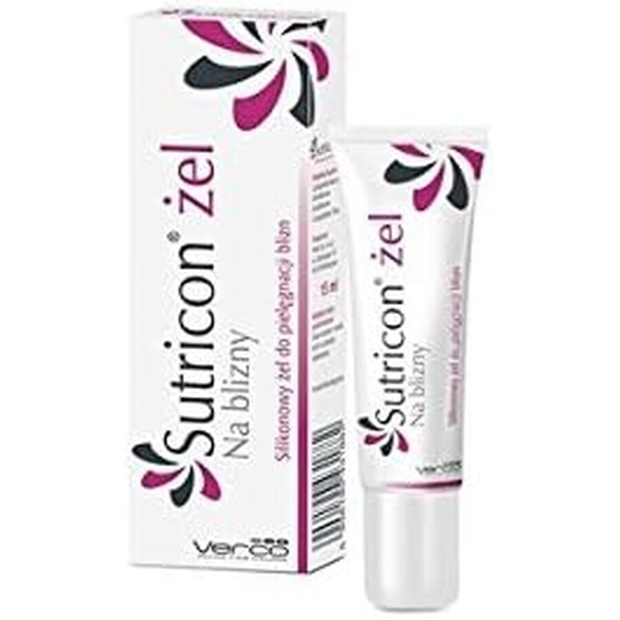 Sutricon, gel de silicon pentru cicatrici, 15 ml