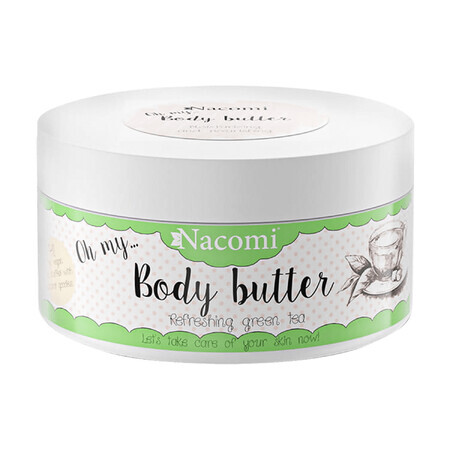 Nacomi, manteca corporal, té verde, 100 ml