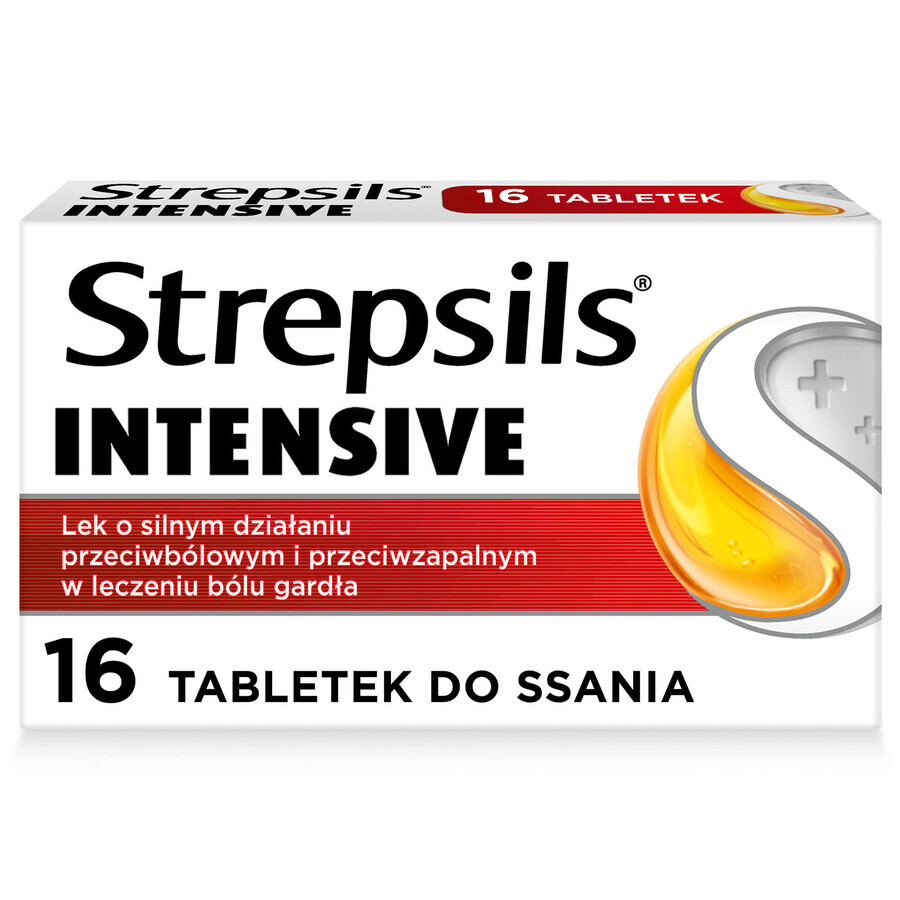 Strepsils Intensiv 8,75 mg, 16 Lutschtabletten