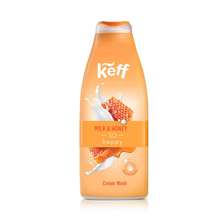 Keff Milk &amp; Honey Shower Gel, 500 ml, Sano