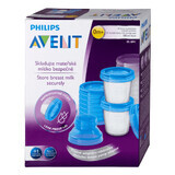 Avent, containers for breast milk, SCF618/ 10, 10 x 180 ml