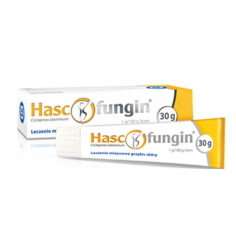 Hascofungin 0,01 g/g, crema para el tratamiento de micosis cutánea, 30 g