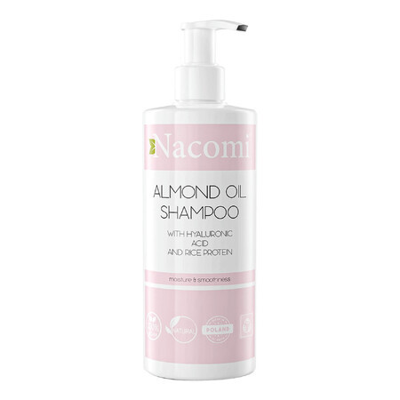 Nacomi, champú hidratante con aceite de almendras, 250 ml