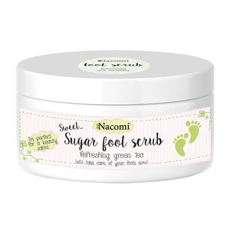 Nacomi, exfoliante suavizante de azúcar para pies, 125 g